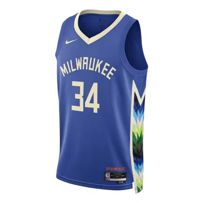 NIKE Nike Dri-FIT NBA Milwaukee Buckst City Edition 22/23 Swingman Basketball Jersey 'Giannis Antetokounm