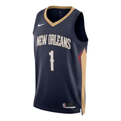 NIKE Nike Dri-FIT NBA New Orleans Pelicans Zion Williamson Icon Edition 2022/23 Swingman Jersey