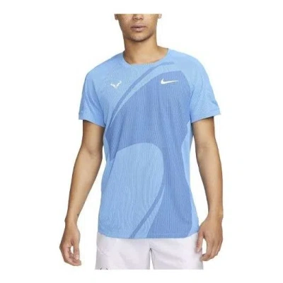 NIKE Nike Dri-Fit Rafa Short-Sleeve Tennis T-Shirts 'University Blue'