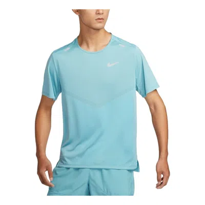 NIKE Nike Dri-FIT Rise 365 Running T-shirt Asia Sizing 'Light Blue'
