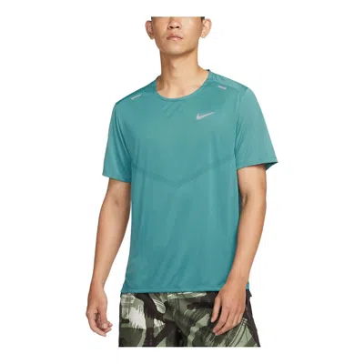 NIKE Nike Dri-FIT Rise 365 Short Sleeve Running Top 'Green'