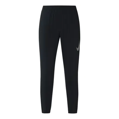 NIKE Nike Dri-FIT Running Training Quick-dry Zipper Sports Pant Male Black