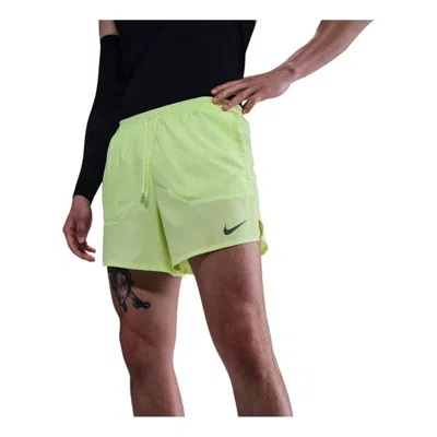 NIKE Nike Dri-FIT Stride 5"" Hidden Lined Running Shorts 'Barely Volt'