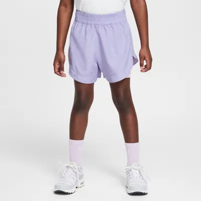 NIKE DRI-FIT SUNNY SWOOSH LITTLE KIDS' 2-FER SHORTS