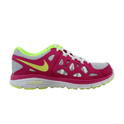 NIKE NIKE DUAL FUSION RUN 2 GS 'VIVID PINK'