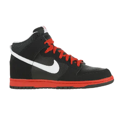 NIKE NIKE DUNK HIGH 'BLACK SPORT RED'