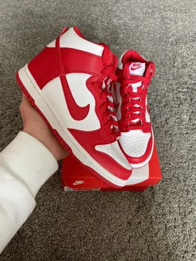 NIKE NIKE DUNK HIGH UNIVERSITY RED GS | VERSCHIEDENE GRÖSSEN | NEU & UNGETRAGEN ✅