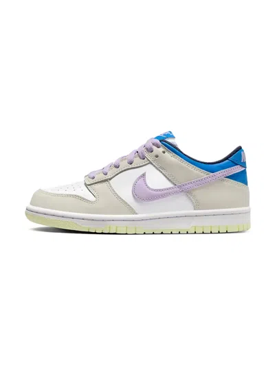 NIKE DUNK LOW "KHAKI/BLUE/PINK" SNEAKERS