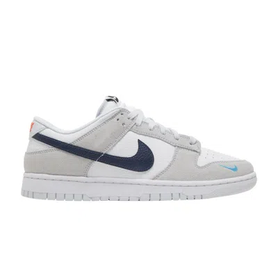 NIKE DUNK LOW 'MINI SWOOSH - FOOTBALL GREY MIDNIGHT NAVY'