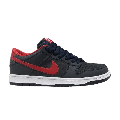 NIKE DUNK LOW PRO SB 'DARK OBSIDIAN GYM RED'