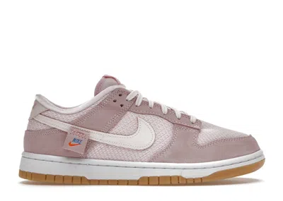 NIKE DUNK LOW TEDDY BEAR (WOMEN'S) SNEAKERS IN LIGHT SOFT PINK/PINK FOAM/MEDIUM SOFT PINK