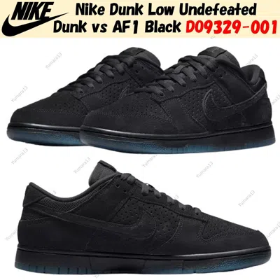 NIKE NIKE DUNK LOW UNDEFEATED DUNK VS AF1 BLACK DO9329-001 MEN'S SIZE
