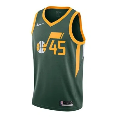 NIKE Nike Earned Edition NBA Donovan Mitchell 45 Utah Jazz Basketball Jersey Green