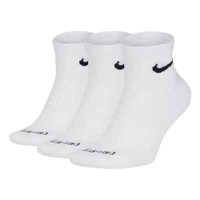 NIKE Nike Everyday Plus Cushioned Ankle Socks 'White Black'