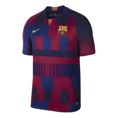 NIKE Nike FC Barcelona 20th Anniversary Home Stadium Soccer Jersey 'Red Blue'