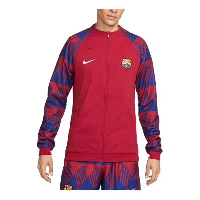 NIKE Nike FC Barcelona Academy Pro Full-Zip Knit Soccer Jacket 'Red'
