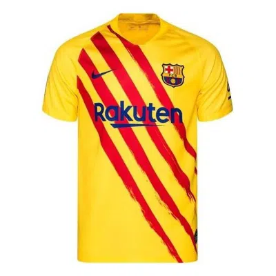 NIKE Nike FC Barcelona El Classico Stadium Mens Soccer Jersey 19/20 'Gold'