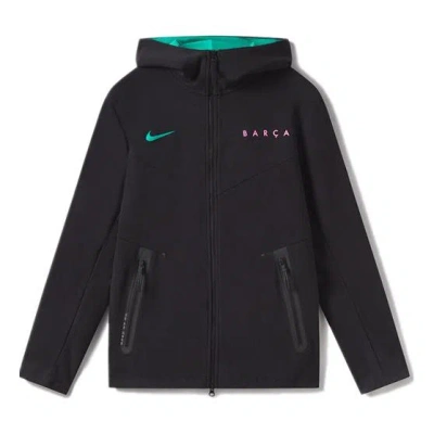 NIKE Nike FC Barcelona Full-length zipper Jacket 'Black'
