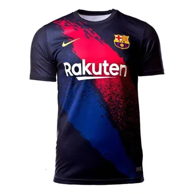 NIKE Nike FC Barcelona Striped Jerseys 'Red Navy Blue'