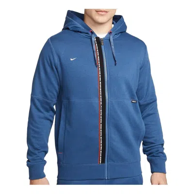 NIKE Nike F.C. Tribuna Full-Zip Hoodie 'Blue'