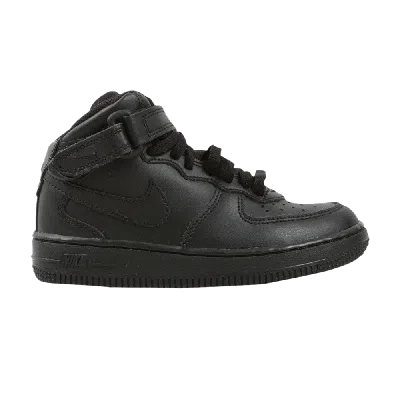 NIKE NIKE FORCE 1 MID PS 'TRIPLE BLACK'