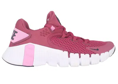NIKE FREE METCON 4 (WOMEN'S) SNEAKERS IN SWEET BEET/PINK RISE/WHITE
