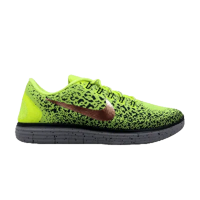 NIKE NIKE FREE RUN DISTANCE SHIELD 'VOLT'