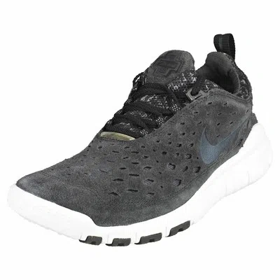 NIKE NIKE FREE RUN TRAIL HERREN BLACK WHITE SNEAKER BEILAUFIG - 42 EU
