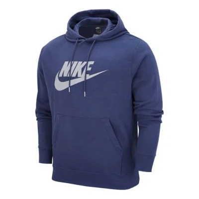 NIKE Nike front large logo hoodie 'Navy'
