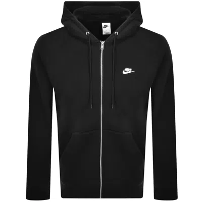 NIKE NIKE FULL ZIP CLUB HOODIE BLACK