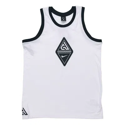 NIKE Nike Giannis Alphabet Basketball Sleeveless Vest 'White'