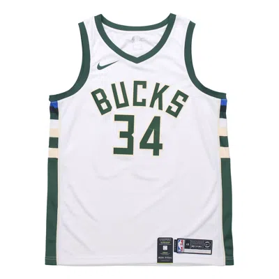 NIKE Nike Giannis Antetokounmpo Association Edition Swingman Basketball Jersey 34 SW 'White'