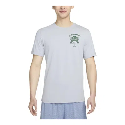 NIKE Nike Giannis Graphic T-shirt Asia Sizing 'Grey'