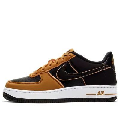 NIKE (GS) Nike Air Force 1 Low 'Black Yellow Orange'