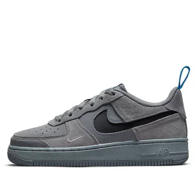 NIKE (GS) Nike Air Force 1 Low 'Cut Out Swoosh - Smoke Grey'