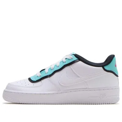 NIKE (GS) Nike Air Force 1 Low 'Double Layer - Aqua Black'
