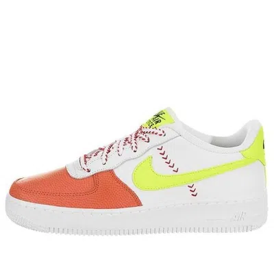 NIKE (GS) Nike Air Force 1 Low LV8 SPRB 'White Volt Orange'