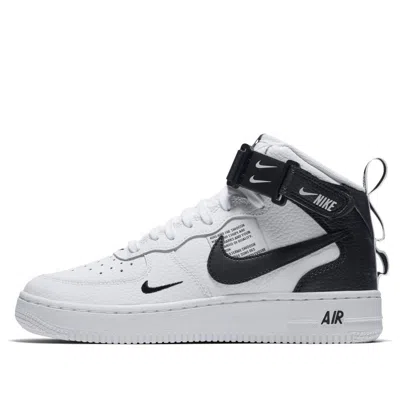 NIKE (GS) Nike Air Force 1 Mid LV8 'White Black'