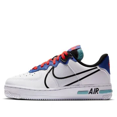 NIKE (GS) Nike Air Force 1 React 'Astronomy Blue Laser Crimson'