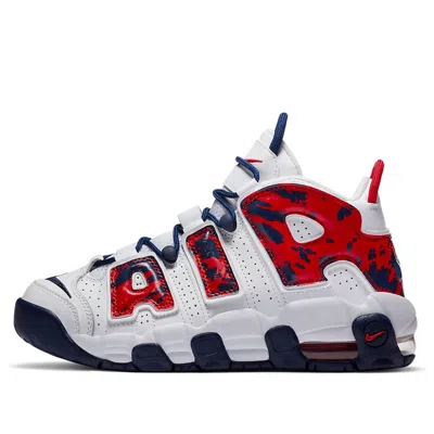NIKE (GS) Nike Air More Uptempo 'Red Navy Camo'