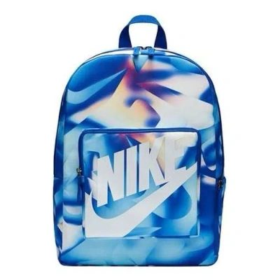 NIKE (GS) Nike Classic All Over Print Backpack 'Blue White'