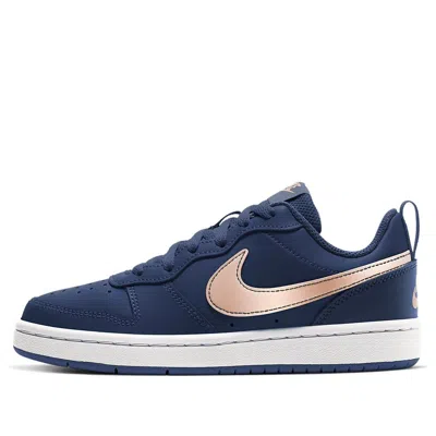 NIKE (GS) Nike Court Borough Low 2 'Navy Copper'