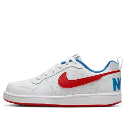NIKE (GS) Nike Court Borough Low 'White Blue Red'