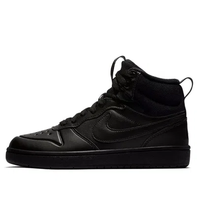 NIKE (GS) Nike Court Borough Mid 2 'Black'