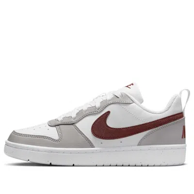 NIKE (GS) Nike Court Borough Receaft 'White Dark Pony Iron Ore'