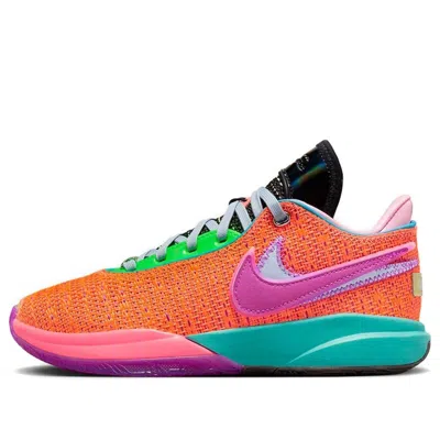 NIKE (GS) Nike LeBron 20 'Total Orange Vivid Purple'