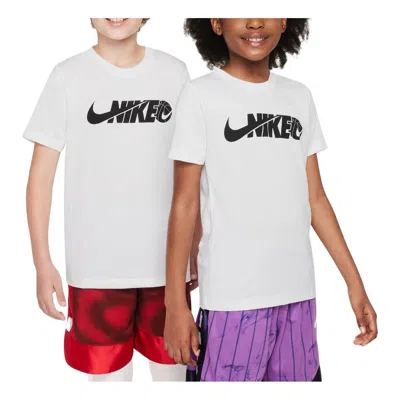 NIKE (GS) Nike Legend Dri-FIT Graphic T-shirt 'White Black'