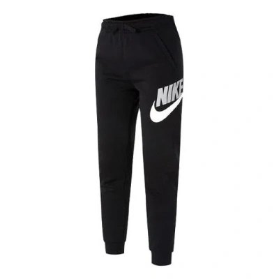 NIKE (GS) Nike Logo Printing Bundle Feet Sports Pants/Trousers/Joggers Boy Black