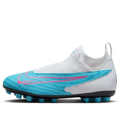 NIKE (GS) Nike Phantom GX Academy DF AG 'Baltic Blue White Pink'