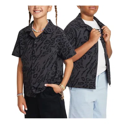 NIKE (GS) Nike SB Dri-FIT Button Down Skate Shirt 'Black'